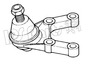 IPS PARTS ijo10523l -  Несущий / направляющий шарнир